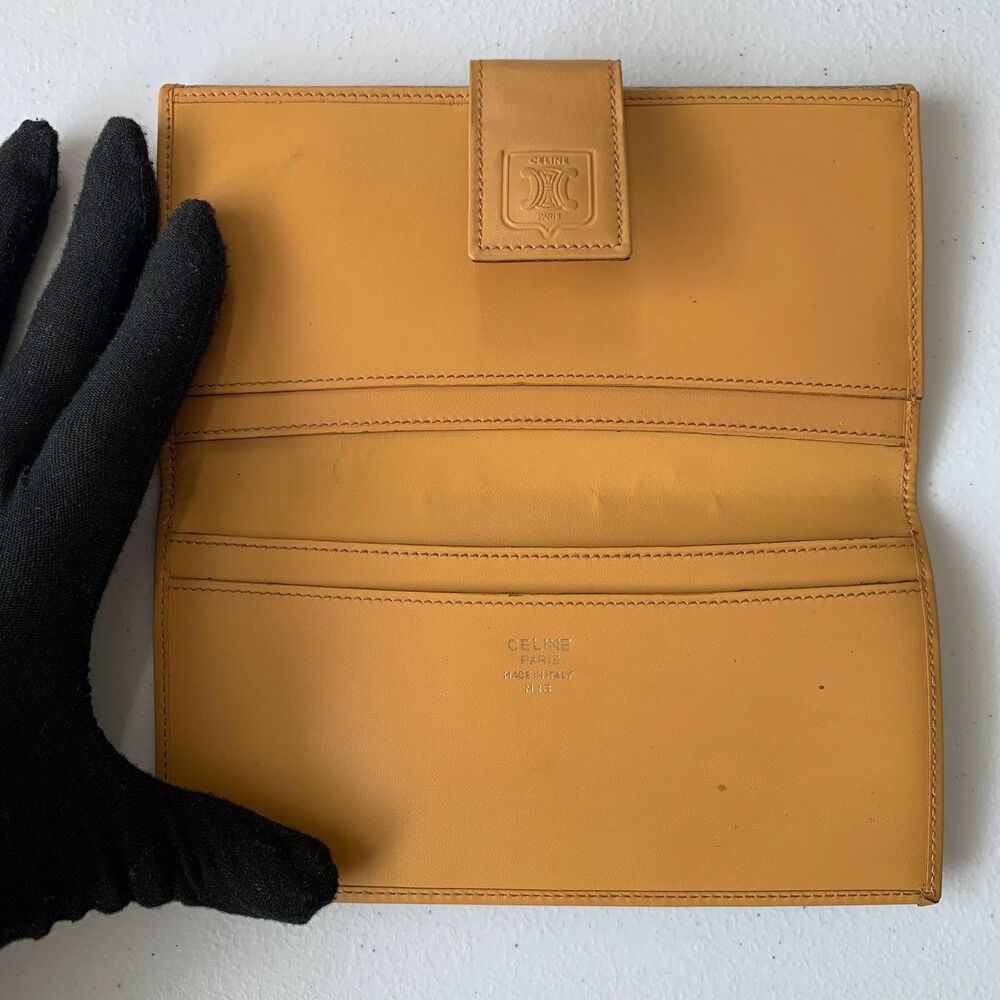 Celine vintage women’s macadam long Wallet authentic with COA - Picture 4 of 7